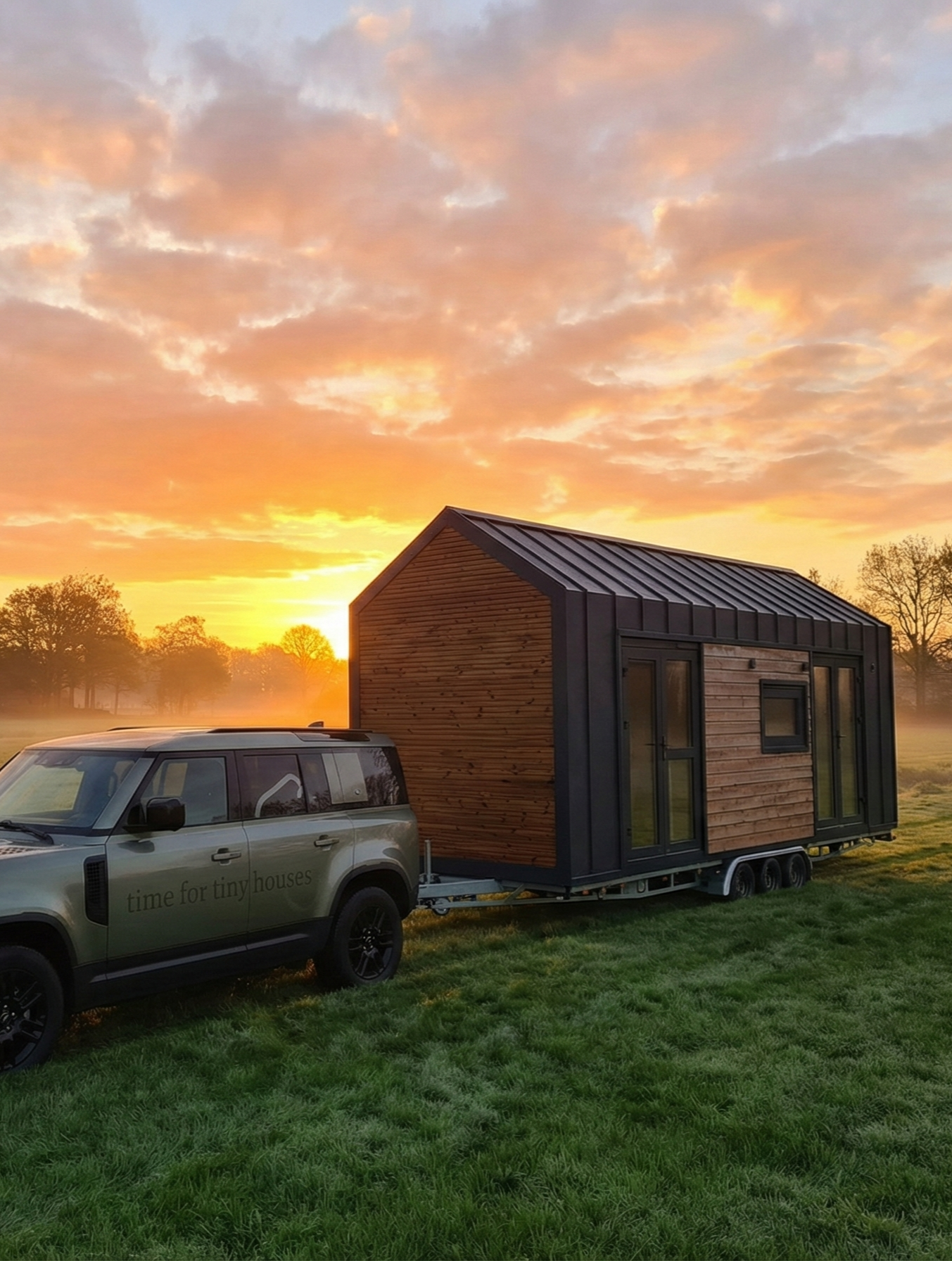 Een droomplek zonder gedoe. Van design en ambachtelijke bouw tot veilig transport naar kavel.