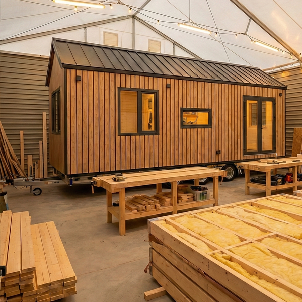 Duurzame materialen bij tiny