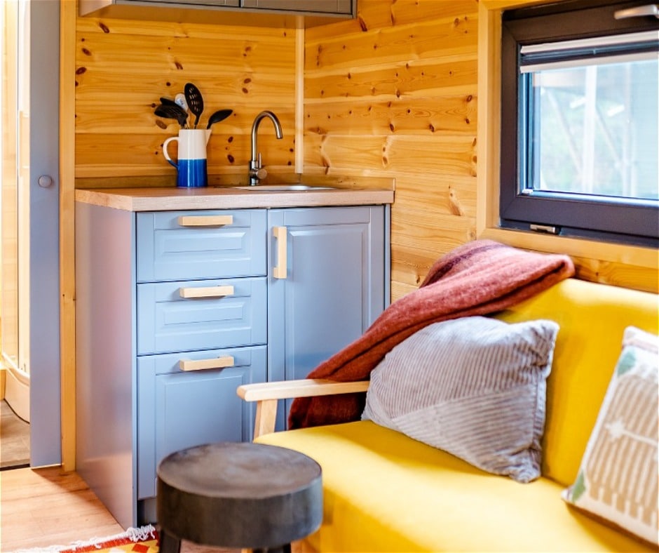 Tiny House gemeubileerd keuken