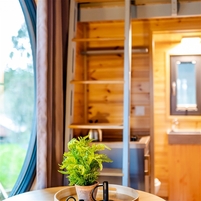 Tiny House gemeubileerd trap