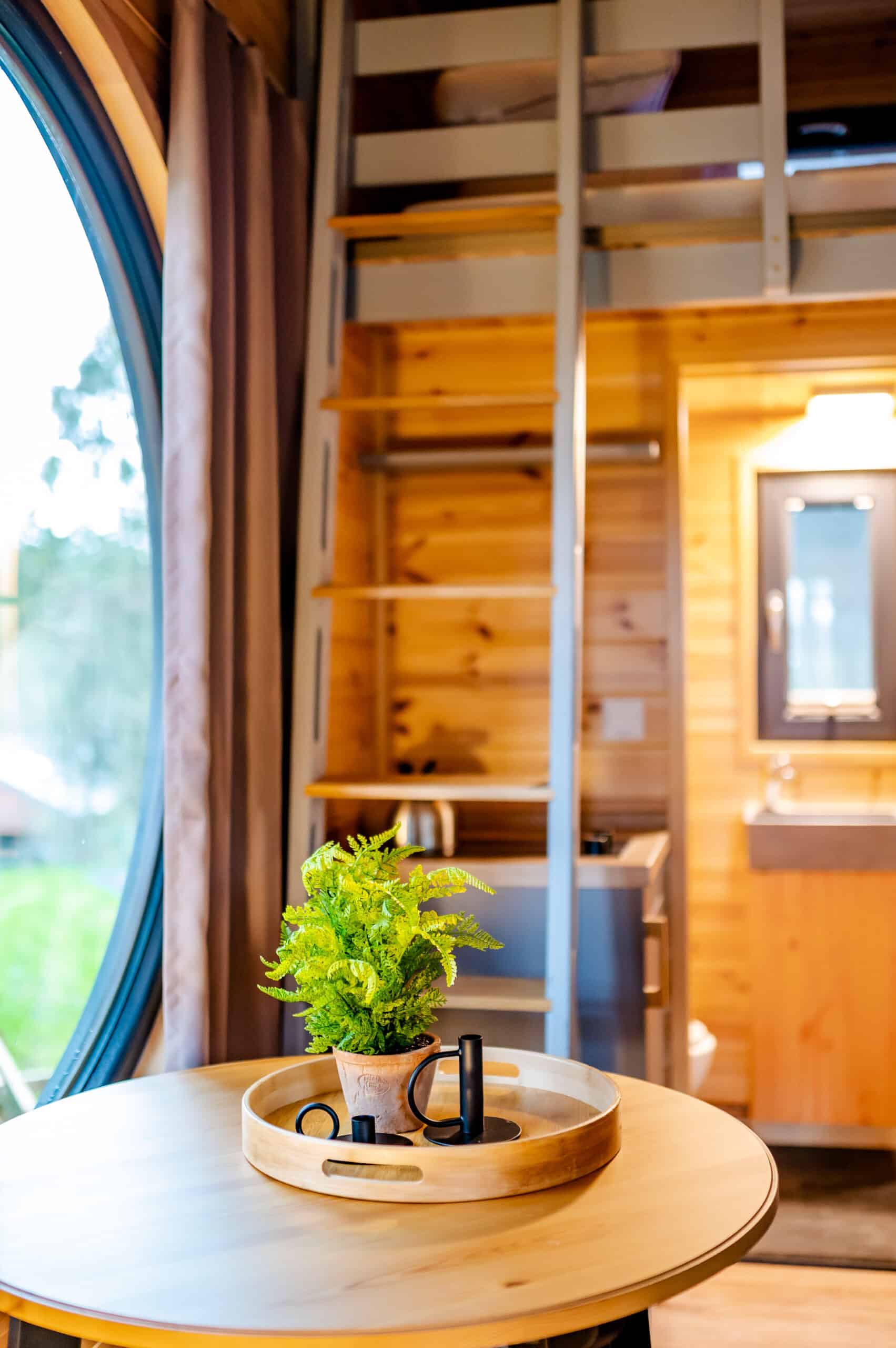 Tiny House gemeubileerd trap